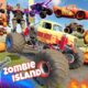 Monster Jam Zombie Island Compilation #20 | Racing, Freestyle, and High Speed Jumps