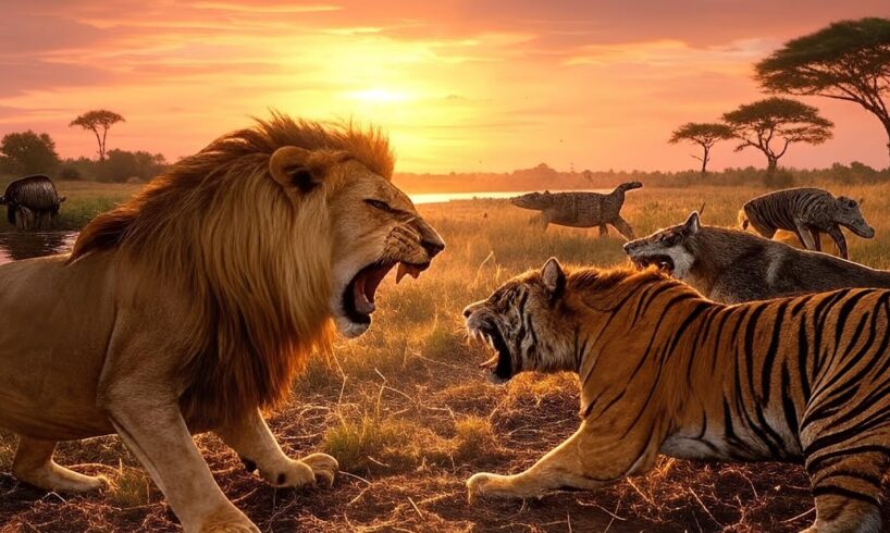 Most Insane Animal Battles 🦁 Lions, Crocodiles, Wolves Clash!