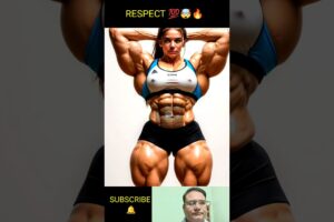 Respect 💯🤯🔥।। Amazing Woman Bodybuilder 🤯😲😳#shorts #respect