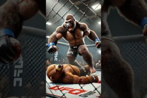 Top 10 UFC Strongest Animal Fighting (White Lion, Tiger, Black Panther) #marvel #bison #warriors