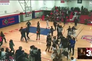 Two teens charged after fight at high school basketball game