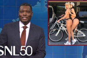 Weekend Update Colin Jost and Michael Che’s Slightly Inappropriate Joke Swaps Compilation