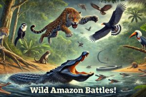 Wild Amazon Battles: Fierce Animal Fights for Survival | Kids hub Stories | Epic Animal in Amazon