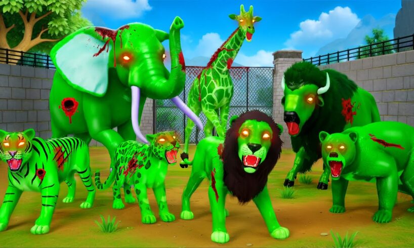 Zoo Horror Story: Zombie Animals Escape in a Thrilling Adventure! Wildlife Rampage