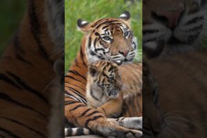 Adorable Tiger Cubs Play with Mama Tiger!