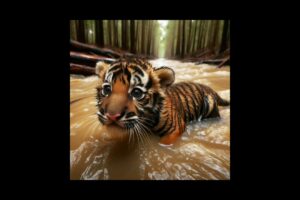 Animated baby tiger rescue |animal rescue #animals #shortfeed #ytviral #2025