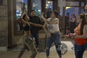 Crazy: Fights & Brawls break out 2-7-2025 6th Street Austin TX