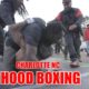 LAST TO GET KNOCKED OUT Charlotte Hood Boxing  Match Hurricane Vs  Georgia Boy