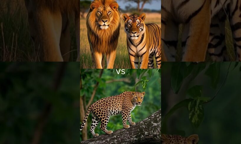 "Lion and Tiger vs. 10 Wild Animals: Ultimate Survival Showdown!"