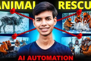 Make Animal Rescue Videos Using AI & Earn $300/Month! (Easy Method)