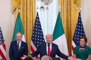 President Trump Participates in a St. Patrick's Day Reception with the Taoiseach of Ireland