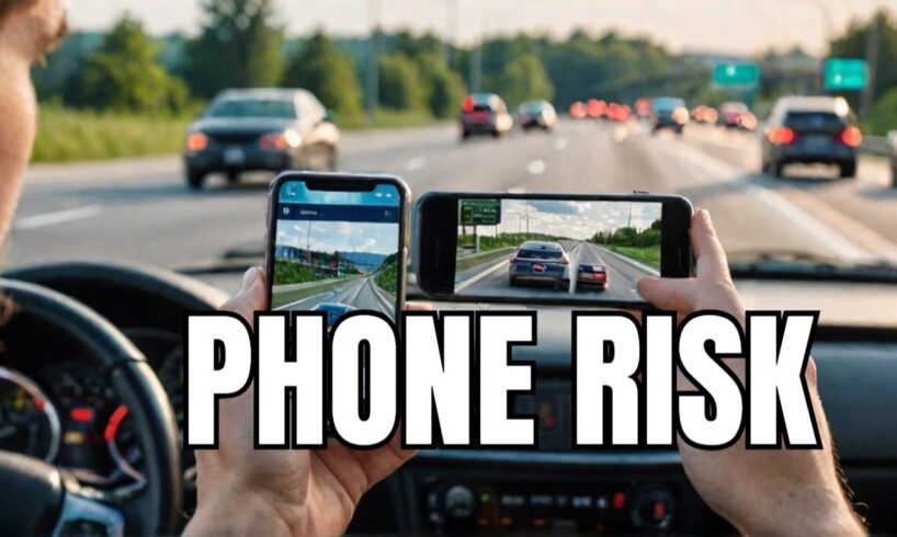 Raw Footage Shows Why You Should NEVER Look At Your Phone While Driving!