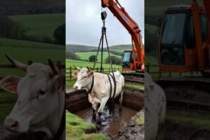 Rescued a Pregnant Cow from Muddy Green Field | Miraculous Animal Rescue