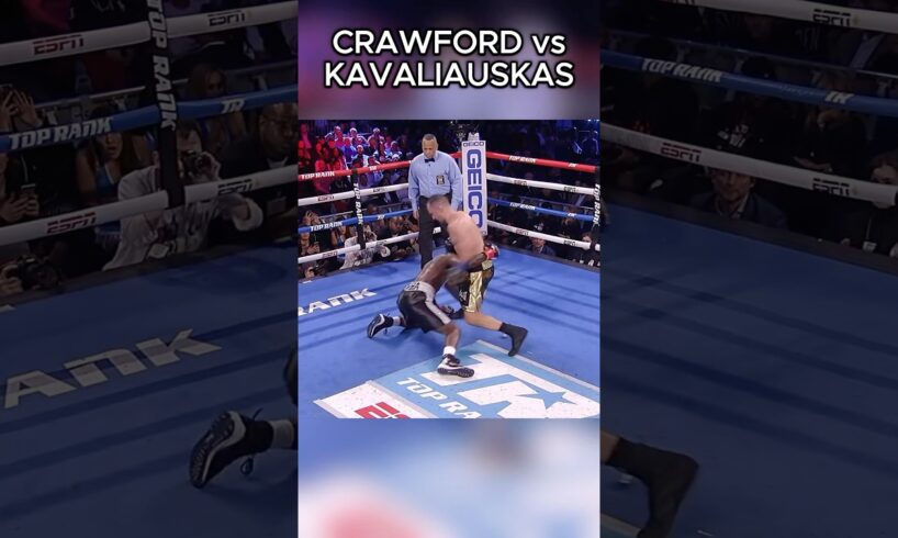 Terence Crawford Shakes Off Knockdown Scare, Finishes Kavaliauskas in Style