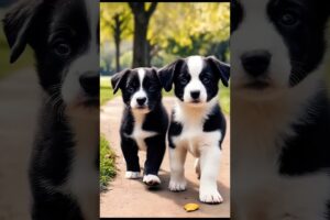 cute puppies walking in a park #puppy #doglover #cutedog #dog #cuteanimals #youtubeshorts #shorts